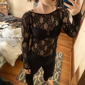 free people lace top